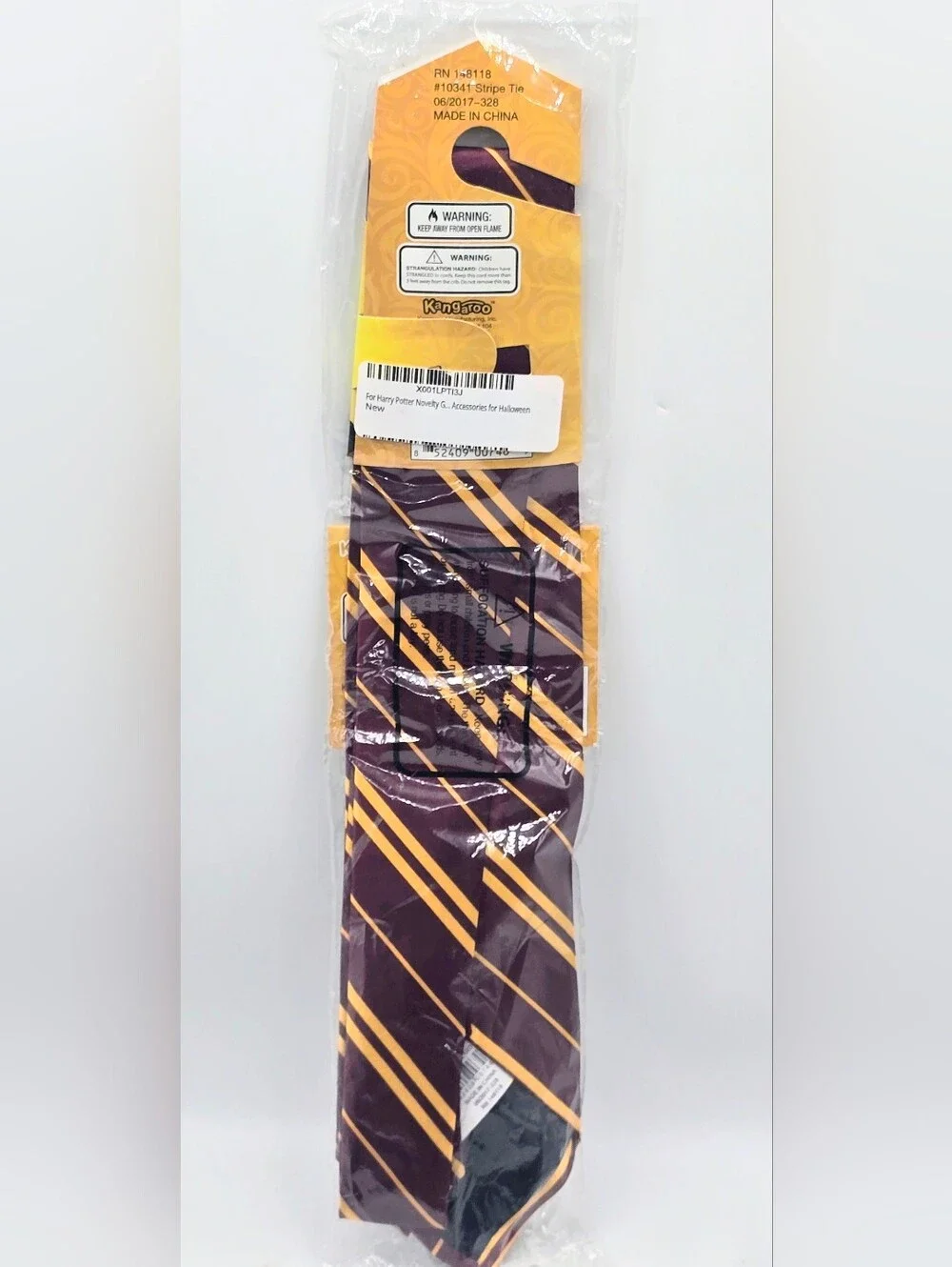 Harry Potter Character Kit, Includes Wizard Neck Tie & Eyeglasses Maroon